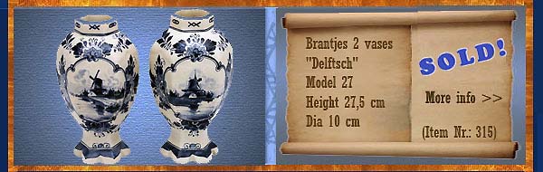 Nr.: 315,  Already sold: Decorative pottery of Brantjes