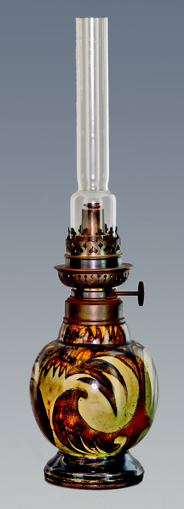 Nr.: 294, On offer a Rozenburg oillamp (verburg)