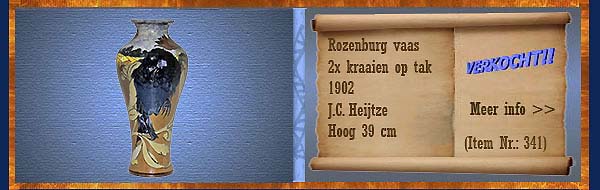 Nr.: 341, Reeds verkocht : sieraardewerk van Rozenburg