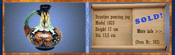 Nr.: 302,  Already sold: Decorative pottery of Brantjes