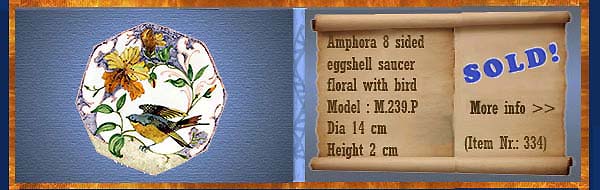 Nr.: 334,  Already sold: Decorative pottery of Amphora
