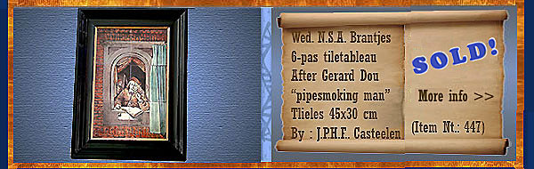 Nr.: 447, sale of a Brantjes 6-pass Tiletableau