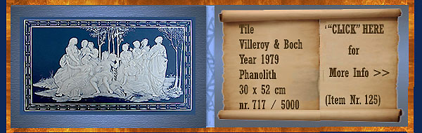 Nr.: 125, On offer decorative pottery of Villeroy & Boch
