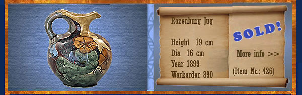 Nr.: 426, auction of a Rozenburg jug